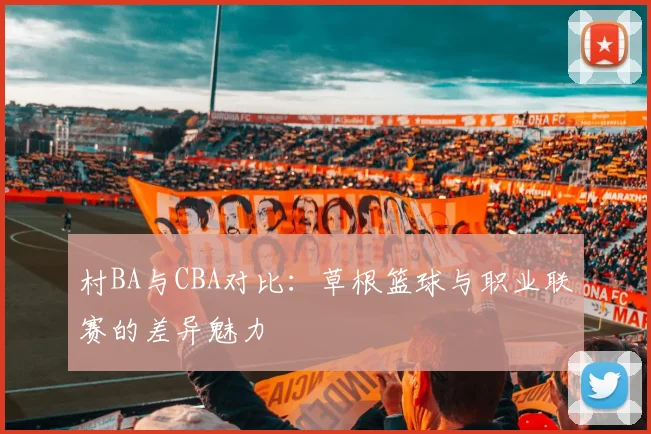 村BA与CBA对比:草根篮球与职业联赛的差异魅力